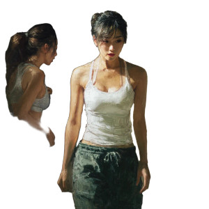 Sweaty Post-Workout Beauty Vinyl Car Decal Sticker – Waterproof & UV-Resistant 8"