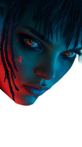 Neon Cyberpunk Portrait Vinyl Car Decal Sticker – Waterproof & UV-Resistant 8" Neon Cyberpunk Portrait Vinyl Car Decal Sticker – Waterproof & UV-Resistant 8"