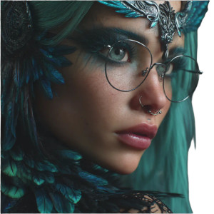 Raven Moon Vinyl Car Decal Sticker – Waterproof & UV-Resistant 8"