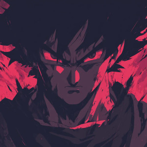 Goku Black Itachi Vinyl Car Decal Sticker – Waterproof & UV-Resistant 8"