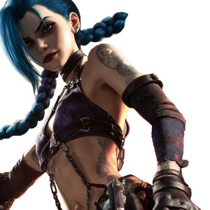 Jinx Poster V2 Vinyl Car Decal Sticker – Waterproof & UV-Resistant 8"