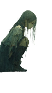 Haunting Reflection Vinyl Car Decal Sticker – Waterproof & UV-Resistant 8"