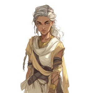 Desert Sorceress Vinyl Car Decal Sticker – Waterproof & UV-Resistant 8"