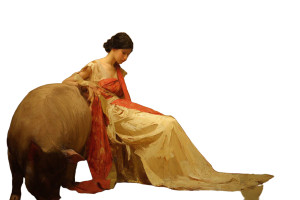 Circe And Pig Vinyl Car Decal Sticker – Waterproof & UV-Resistant 8"