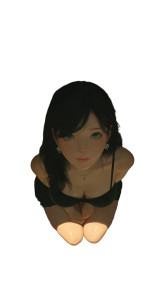 Gorgeous Anime Woman Vinyl Car Decal Sticker – Waterproof & UV-Resistant 8"