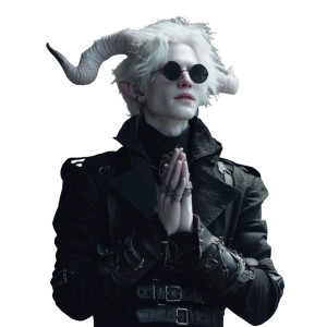 Albino Tiefling Male Vinyl Car Decal Sticker – Waterproof & UV-Resistant 8" Albino Tiefling Male Vinyl Car Decal Sticker – Waterproof & UV-Resistant 8"