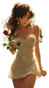 Golden Hour Stroll V2 Vinyl Car Decal Sticker – Waterproof & UV-Resistant 8"