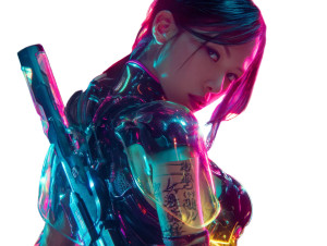 Cyberpunk Asian Girl Vinyl Car Decal Sticker – Waterproof & UV-Resistant 8" Cyberpunk Asian Girl Vinyl Car Decal Sticker – Waterproof & UV-Resistant 8"