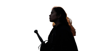 Latina Warrior'S Reflection Vinyl Car Decal Sticker – Waterproof & UV-Resistant 8"