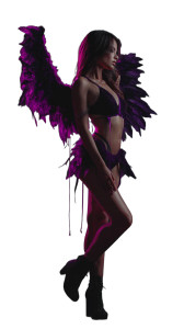 Dark Angel Fairy Vinyl Car Decal Sticker – Waterproof & UV-Resistant 8"
