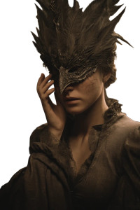 Gothic Noblewoman'S Mask Vinyl Car Decal Sticker – Waterproof & UV-Resistant 8"