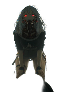 Cyberpunk Encounter Vinyl Car Decal Sticker – Waterproof & UV-Resistant 8"