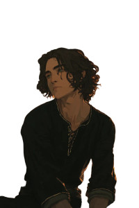 Sad Renaissance Portrait V2 Vinyl Car Decal Sticker – Waterproof & UV-Resistant 8"