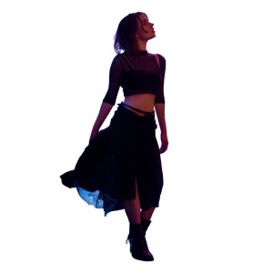 Cyberpunk Dancer Vinyl Car Decal Sticker – Waterproof & UV-Resistant 8"