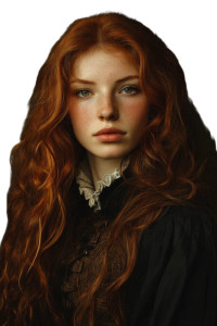 Renaissance Fantasy Portrait V2 Vinyl Car Decal Sticker – Waterproof & UV-Resistant 8"