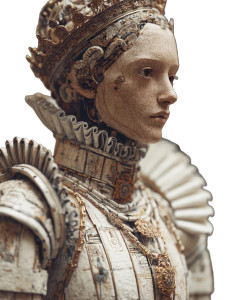 Cyborg Queen Vinyl Car Decal Sticker – Waterproof & UV-Resistant 8"