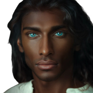 Heterochromia Portrait Vinyl Car Decal Sticker – Waterproof & UV-Resistant 8"