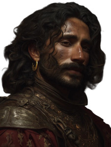 Medieval Fantasy Mercenary Vinyl Car Decal Sticker – Waterproof & UV-Resistant 8"