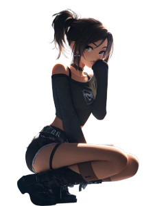 Biting Lip V4 Vinyl Car Decal Sticker – Waterproof & UV-Resistant 8"