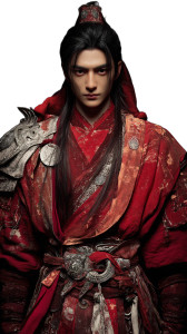 Ancient Martial Hero Vinyl Car Decal Sticker – Waterproof & UV-Resistant 8"