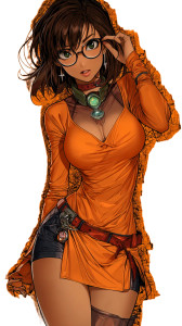 Velma Dinkley Dominates Vinyl Car Decal Sticker – Waterproof & UV-Resistant 8"