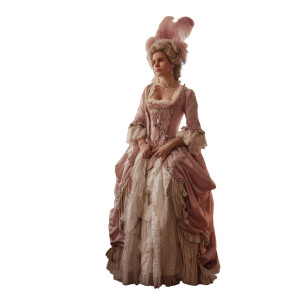 Victorian Ballroom Lady Vinyl Car Decal Sticker – Waterproof & UV-Resistant 8"