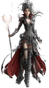 Sorceress Vinyl Car Decal Sticker – Waterproof & UV-Resistant 8"