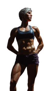 Defined Female Physique Vinyl Car Decal Sticker – Waterproof & UV-Resistant 8"