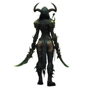 Demon Hunter Vinyl Car Decal Sticker – Waterproof & UV-Resistant 8"