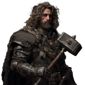 Grizzled Knight Vinyl Car Decal Sticker – Waterproof & UV-Resistant 8"