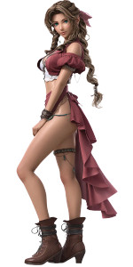 Aerith Gainsborough Dancing Vinyl Car Decal Sticker – Waterproof & UV-Resistant 8"