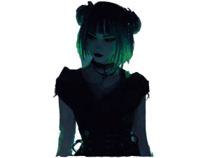 Cyber Candy Goth Vinyl Car Decal Sticker – Waterproof & UV-Resistant 8"