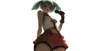 Hatsune Miku Dancing Vinyl Car Decal Sticker – Waterproof & UV-Resistant 8"