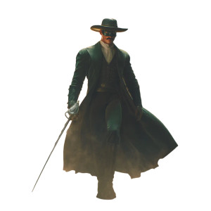 Zorro In Shadows Vinyl Car Decal Sticker – Waterproof & UV-Resistant 8"