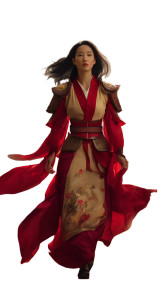 Princess Mulan Portrait Vinyl Car Decal Sticker – Waterproof & UV-Resistant 8"