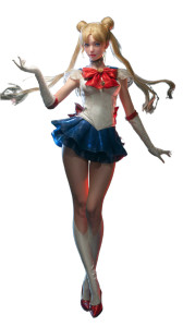 Realistic Sailor Moon Vinyl Car Decal Sticker – Waterproof & UV-Resistant 8"