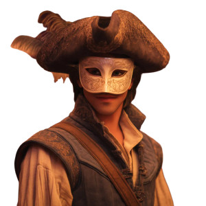 Flynn Rider Masked Vinyl Car Decal Sticker – Waterproof & UV-Resistant 8"