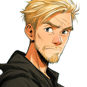 Modern Blond Mage Vinyl Car Decal Sticker – Waterproof & UV-Resistant 8"