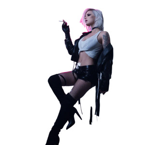 Gothic Street Warrior Vinyl Car Decal Sticker – Waterproof & UV-Resistant 8"