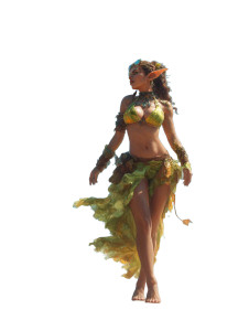 Fantasy Beach Fashion Vinyl Car Decal Sticker – Waterproof & UV-Resistant 8"