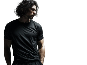 Handsome Muscled Man Vinyl Car Decal Sticker – Waterproof & UV-Resistant 8"