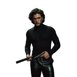 Intense Armed Man Vinyl Car Decal Sticker – Waterproof & UV-Resistant 8"