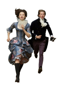 Victorian Aristocrats Running Vinyl Car Decal Sticker – Waterproof & UV-Resistant 8"