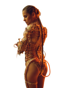 Dreamlike Human Cyborg Vinyl Car Decal Sticker – Waterproof & UV-Resistant 8"