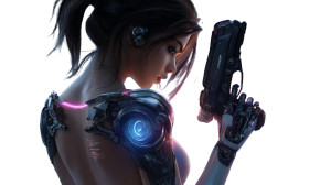 Futuristic Bounty Hunter V2 Vinyl Car Decal Sticker – Waterproof & UV-Resistant 8" Futuristic Bounty Hunter V2 Vinyl Car Decal Sticker – Waterproof & UV-Resistant 8"