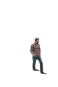 Macho Man Cottage Vinyl Car Decal Sticker – Waterproof & UV-Resistant 8"