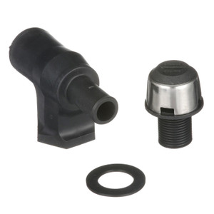 Attwood Marine Boat Fuel Tank Vent | Fits 5/8 Inch Hose | P-Trap Design | Black Plastic | Stainless Steel Cover Attwood Marine Boat Fuel Tank Vent | Fits 5/8 Inch Hose | P-Trap Design | Black Plastic | Stainless Steel Cover