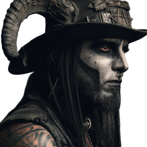 Demon Undertaker Vinyl Car Decal Sticker – Waterproof & UV-Resistant 8"