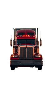 Red Big Rig V5 Vinyl Car Decal Sticker – Waterproof & UV-Resistant 8"