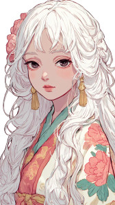 Albino Anime Woman Vinyl Car Decal Sticker – Waterproof & UV-Resistant 8" Albino Anime Woman Vinyl Car Decal Sticker – Waterproof & UV-Resistant 8"